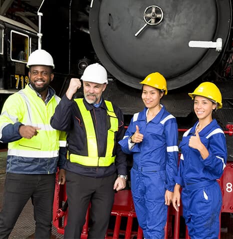 The Lone Sky Industries team on site